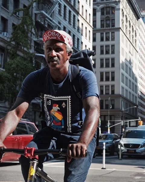 Kurt Boone Cycling in New York City