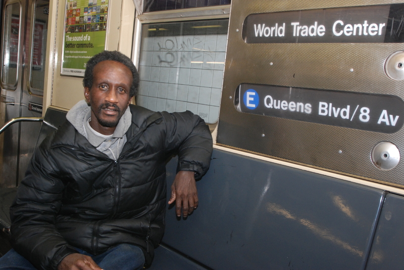 Kurt Boone on the New York City Subway