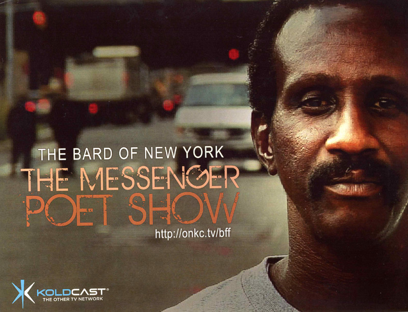 The Messenger Poet Show Promotional Card