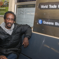 Kurt Boone on the New York City Subway