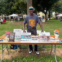 Kurt Boone Vending at the New York City Poetry Festival, 2025